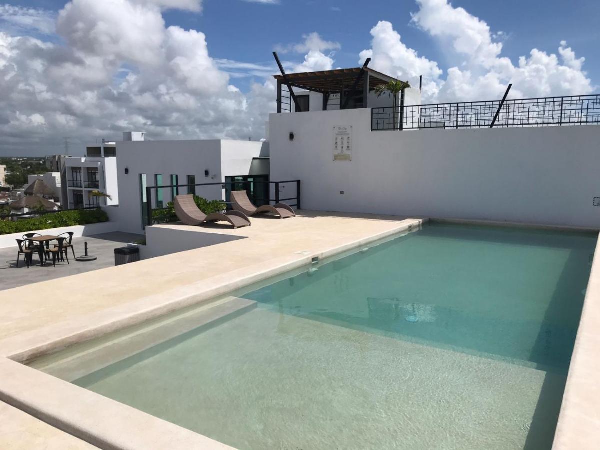 Rentas Vacacionales Torre Diez Playa del Carmen Esterno foto